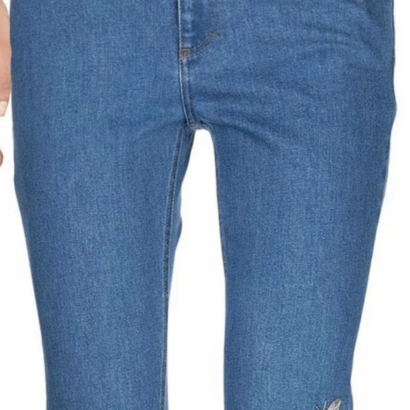 Gucci Embroidered High-rise Flared Jeans - Mid denim 24 new - Picture 6 of 12